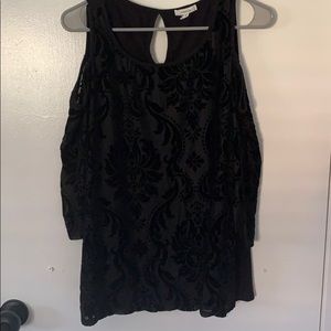 Maurices open shoulder top